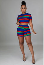 Closer to fall- Multi color short set