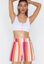 Rainbow Linen Shorts