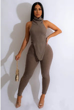 Halter Turtle Neck Set