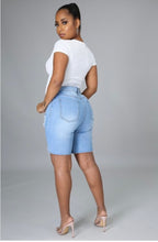 Construction Denim Shorts