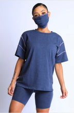 Contrast Biker Set