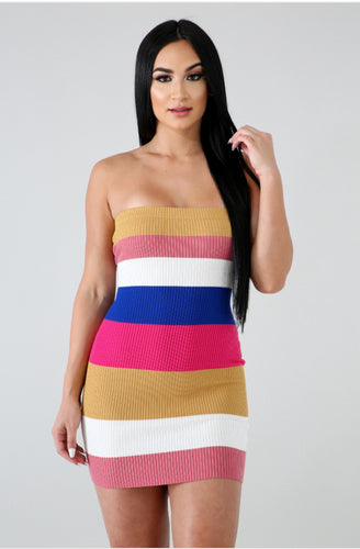 Colorful Tube Dress