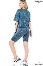 Acid Wash Biker Set