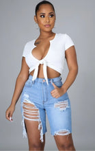 Construction Denim Shorts